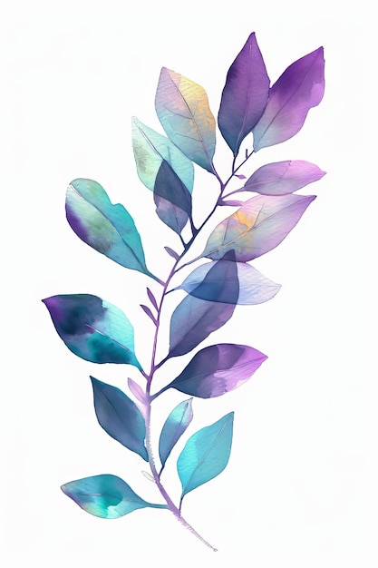 Illustration aquarelle de fleurs de printemps