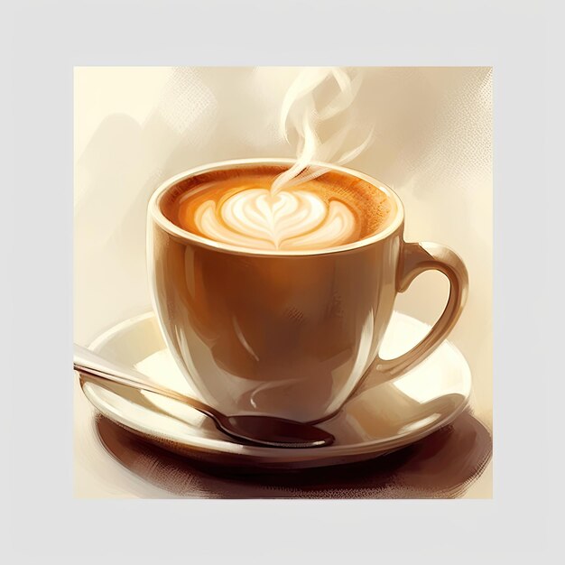 illustration aquarelle macchiato