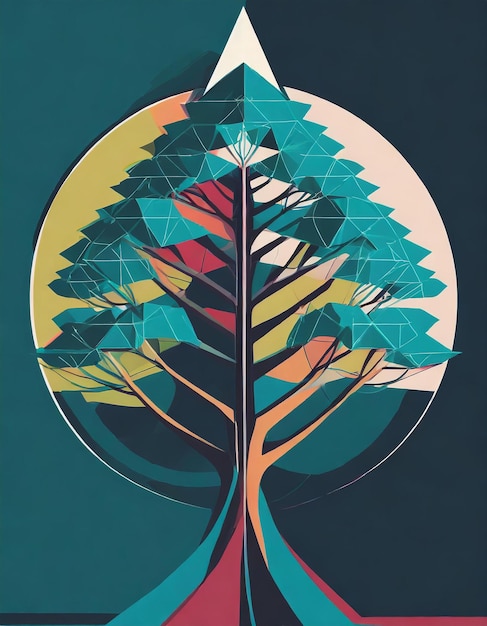 Illustration de l'arbre à camphre