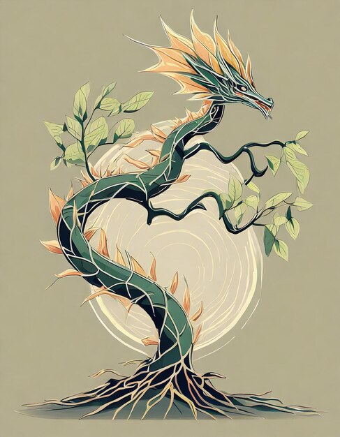 L'illustration de l'arbre du dragon