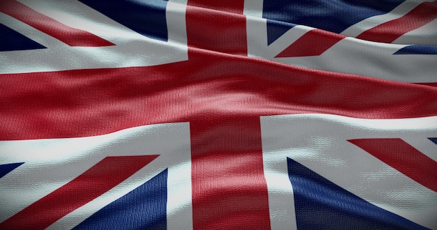 Illustration d'arrière-plan du drapeau national du Royaume-Uni Royaume-Uni Symbole du pays