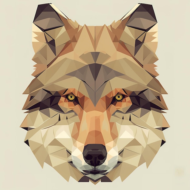 illustration d&#39;art de loup