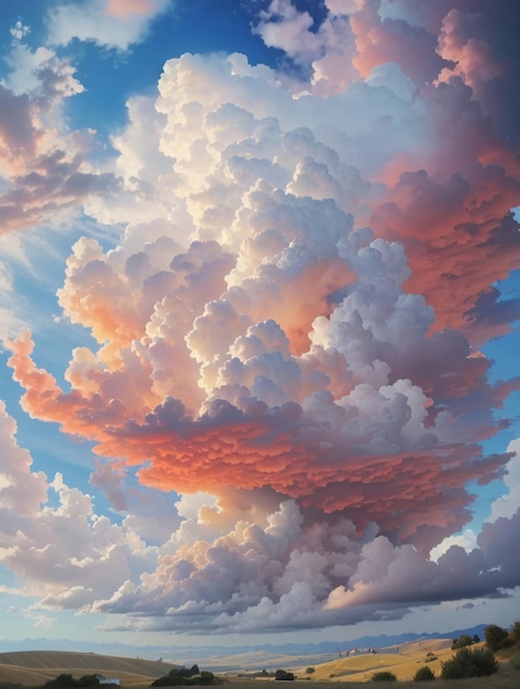 Photo illustration de beaux nuages