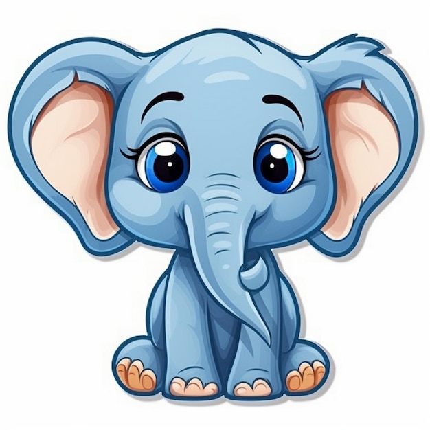 illustration de bébé éléphant