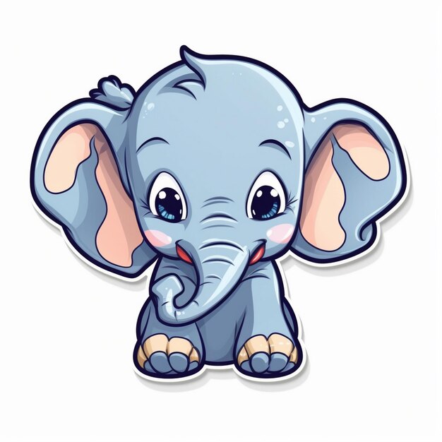 illustration de bébé éléphant