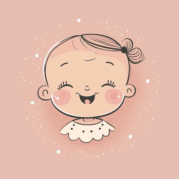 Illustration de bébé mignon