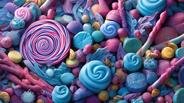 illustration de bonbons