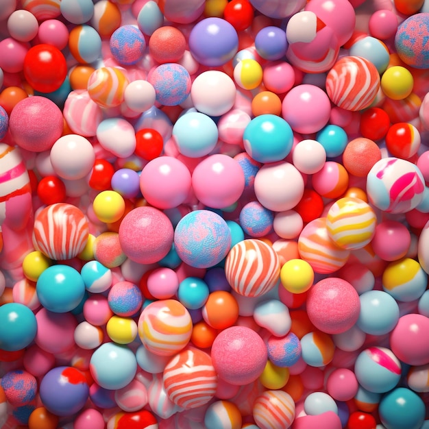 illustration de bonbons