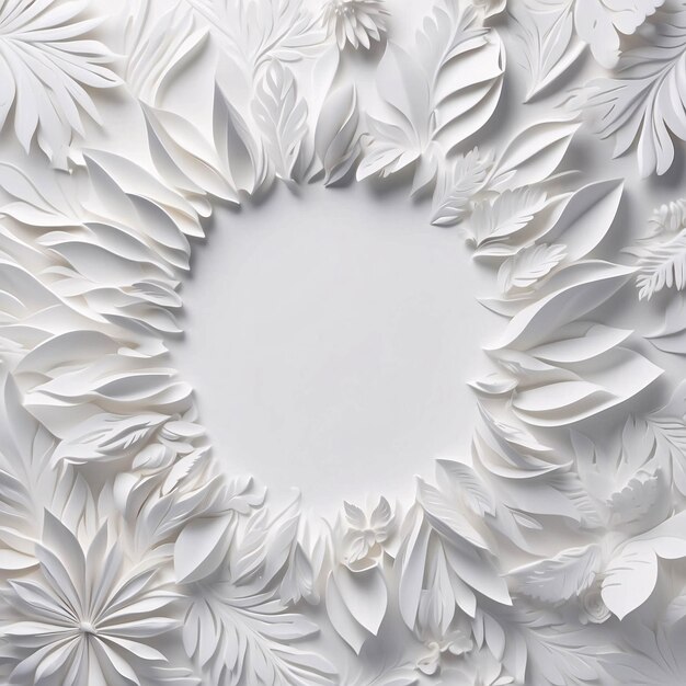 Photo illustration botanique florale de fleurs blanches sur un fond blanc design de carte de mariage