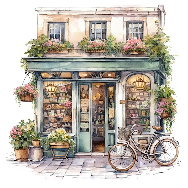 illustration d'une boutique