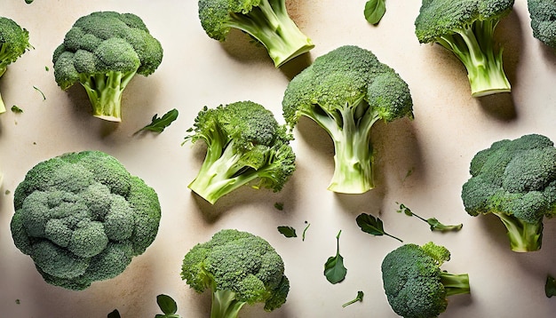 illustration de brocoli à fond plein cadre