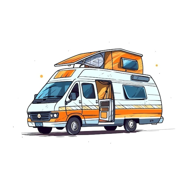 illustration de camping-car