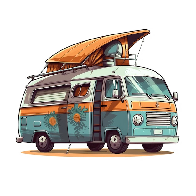 illustration de camping-car