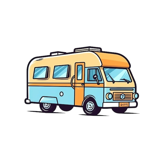 illustration de camping-car