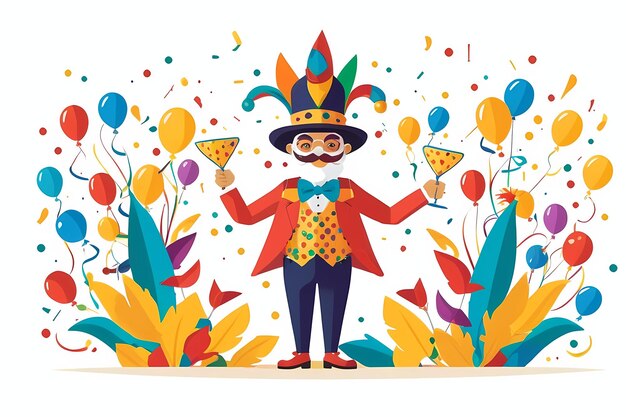 illustration de la célébration du carnaval