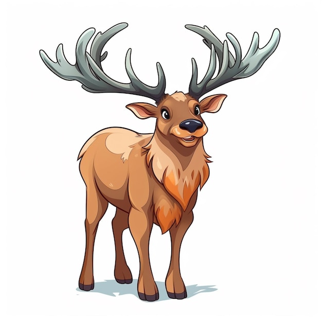 une illustration de cerf