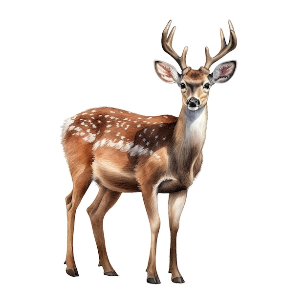 une illustration de cerf