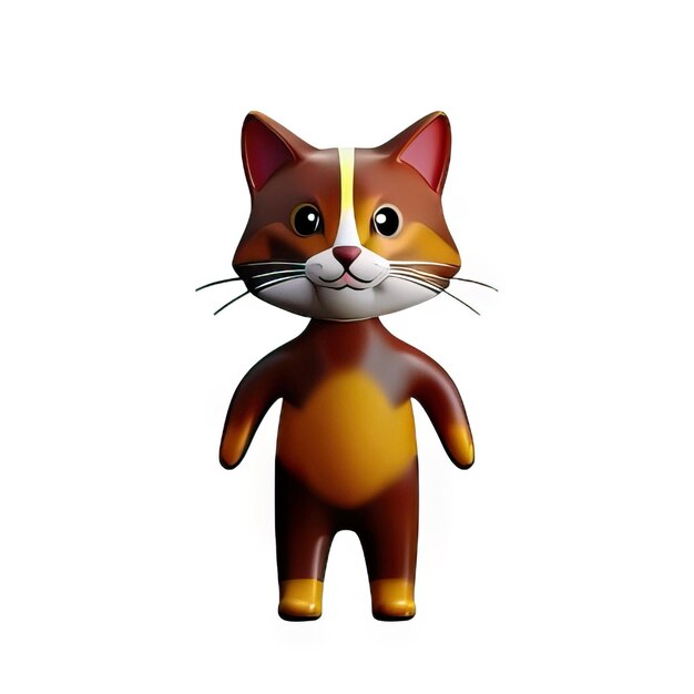 Illustration de chat en 3D