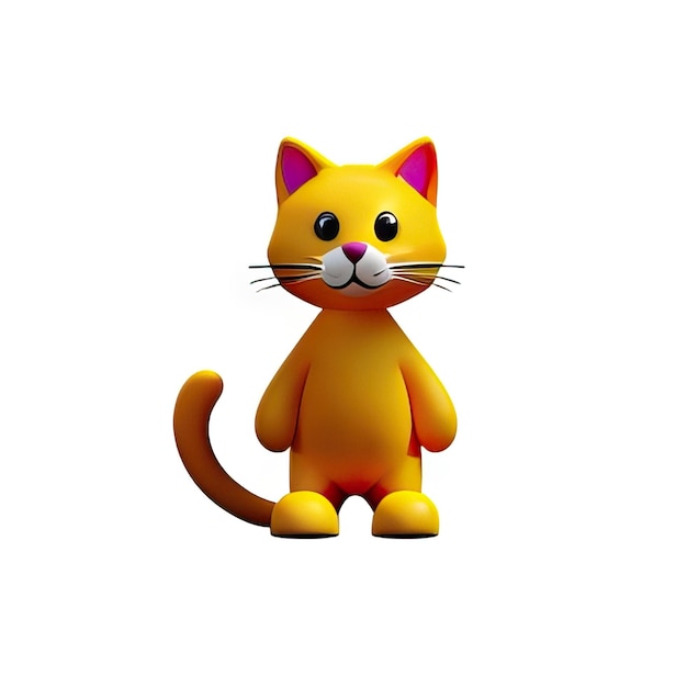 Illustration de chat en 3D