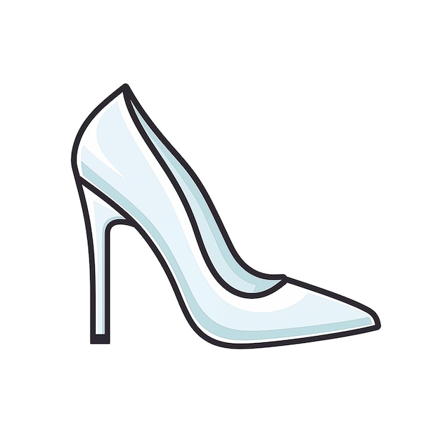illustration d'une chaussure à talons hauts