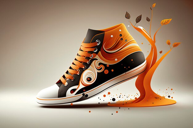 illustration chaussures créatives