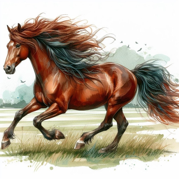 illustration d'un cheval