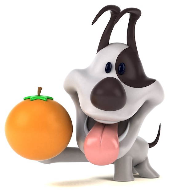 Illustration de chien amusant