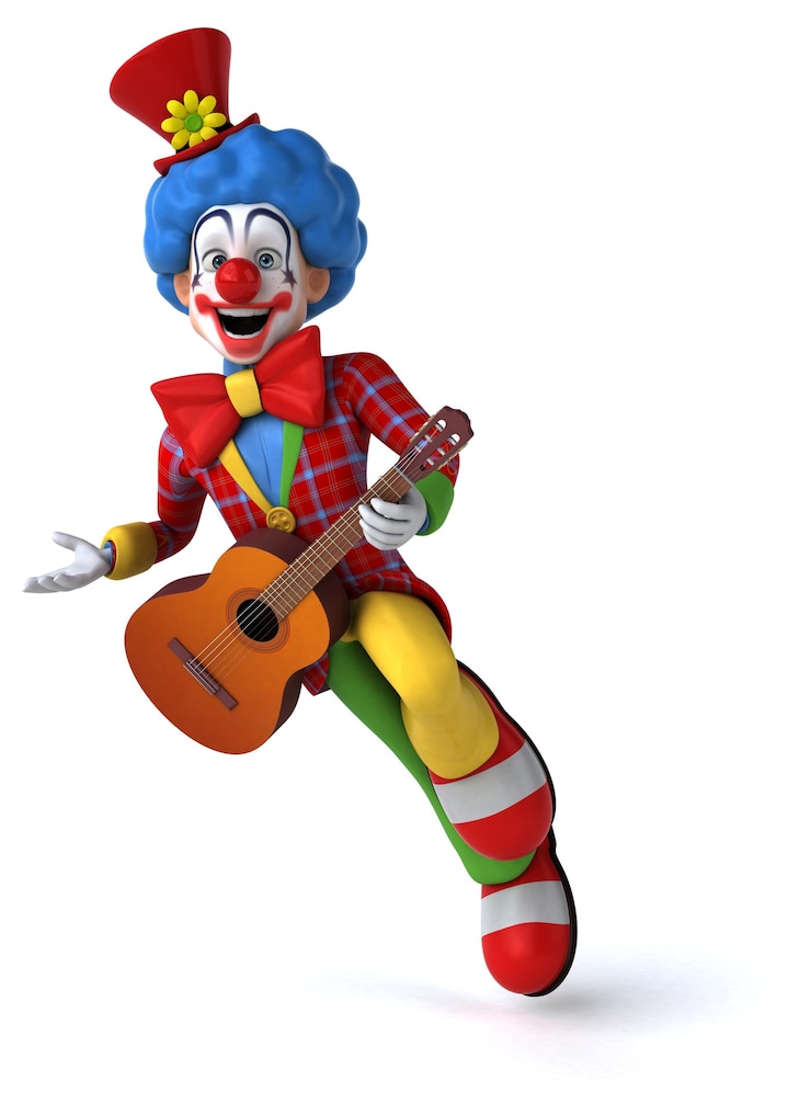 Photo illustration de clown amusant