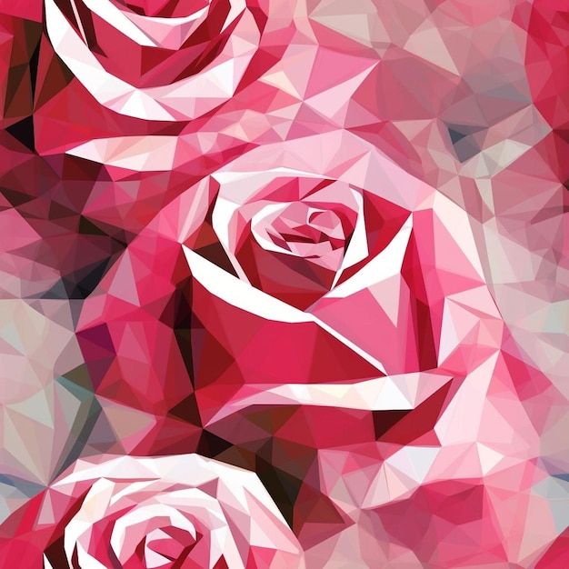 Photo une illustration colorée de roses avec les mots « le nom » dessus.