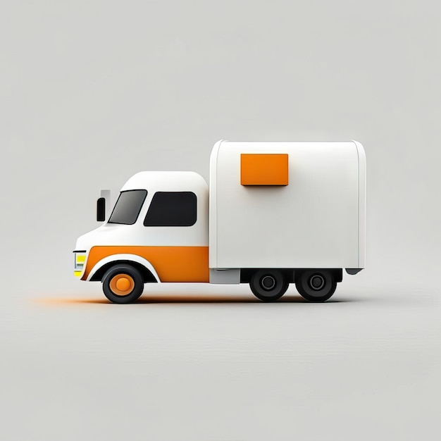 Photo illustration de conception de camion minimaliste
