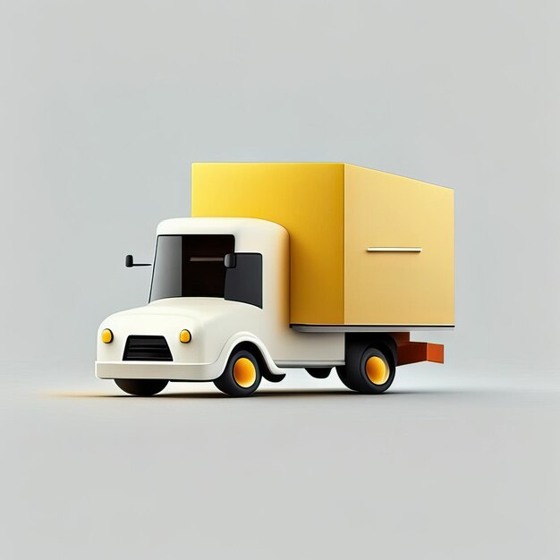 Photo illustration de conception de camion minimaliste