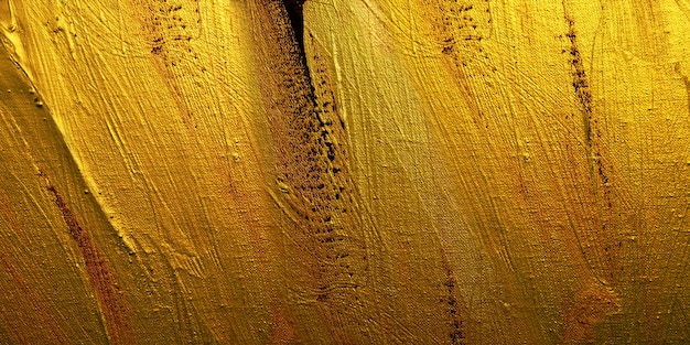 Illustration de conception de texture de fond abstrait peinture à l'huile d'or