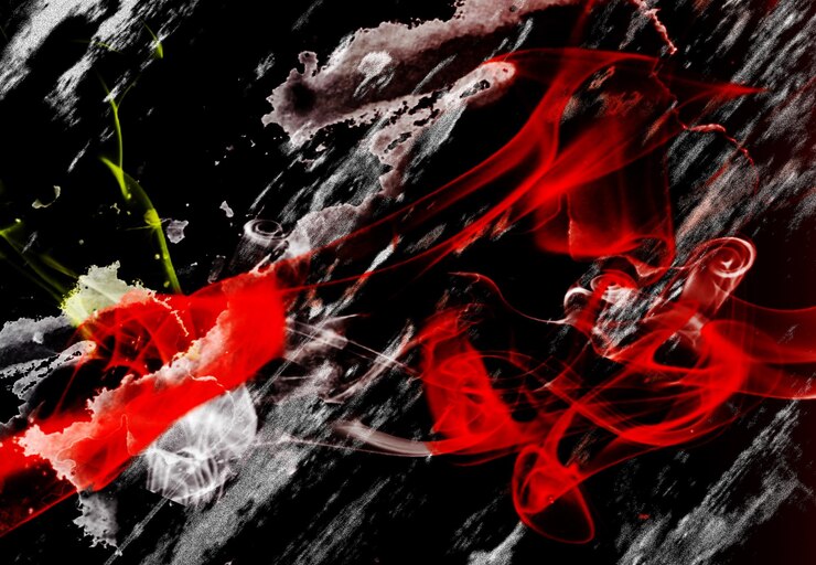 Photo illustration en couleur de fond abstrait