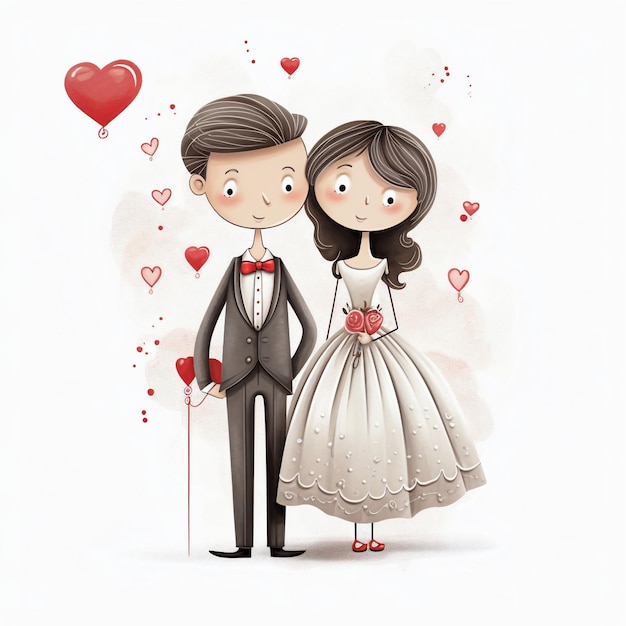 illustration de couple