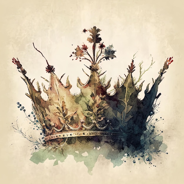 Illustration de la couronne du roi