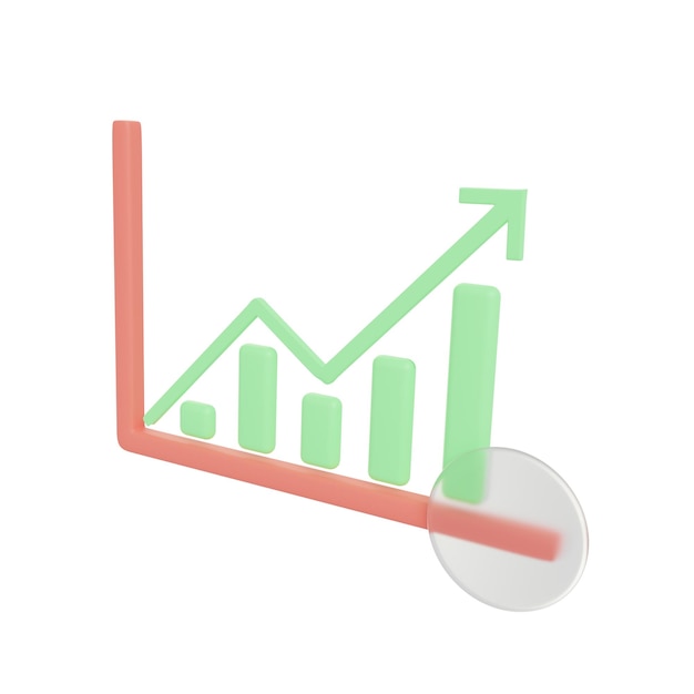 Illustration de croissance 3D