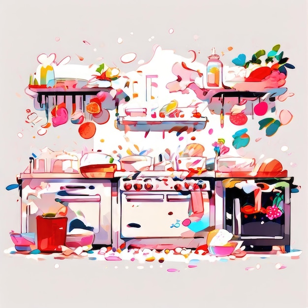 illustration de la cuisine