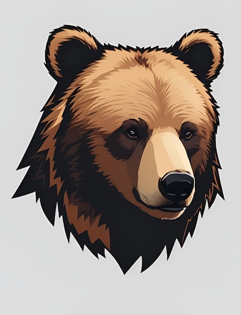 illustration_de_tête d'ours