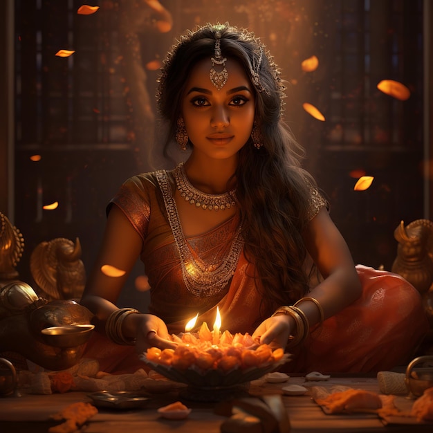 Photo illustration de diwali patakas