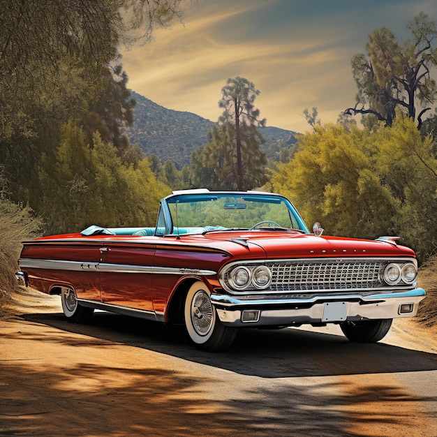 Photo illustration du cabriolet mercury monterey