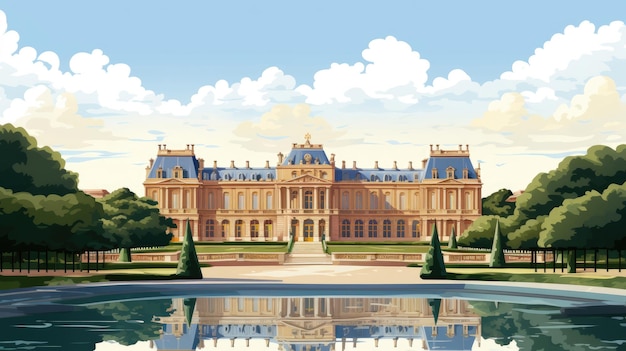Illustration du château de Versailles