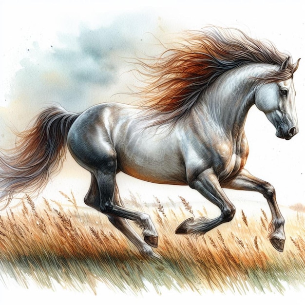 l'illustration du cheval