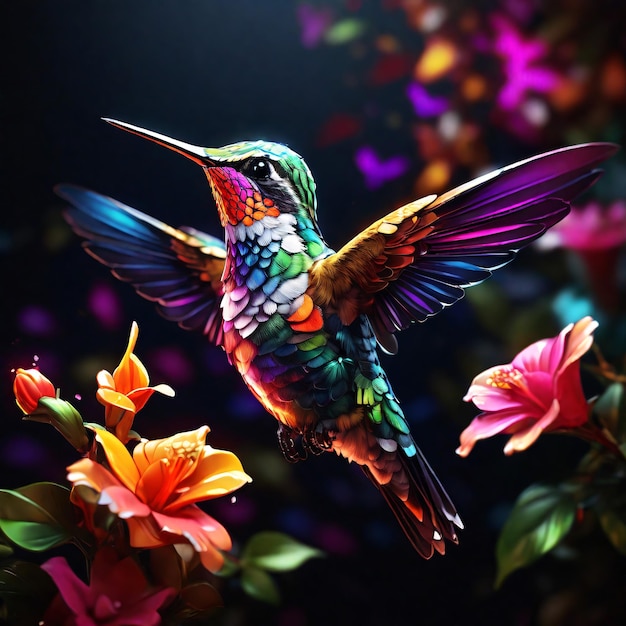 L'illustration du colibri