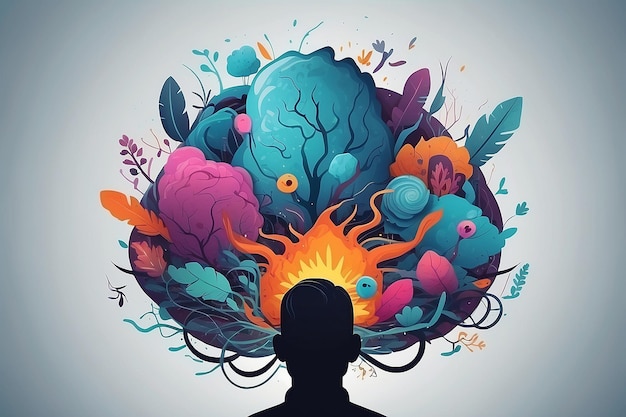 Illustration du concept d'anxiété