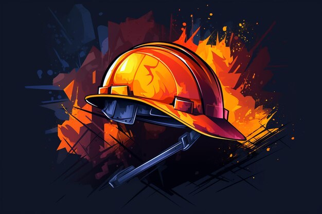 illustration du concept de construction vectorielle du chapeau