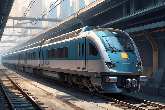 Photo illustration du concept de train