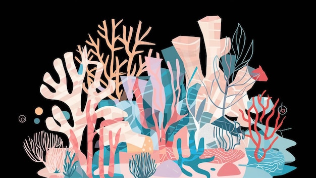 Illustration du corail