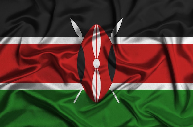 Photo illustration du drapeau du kenya