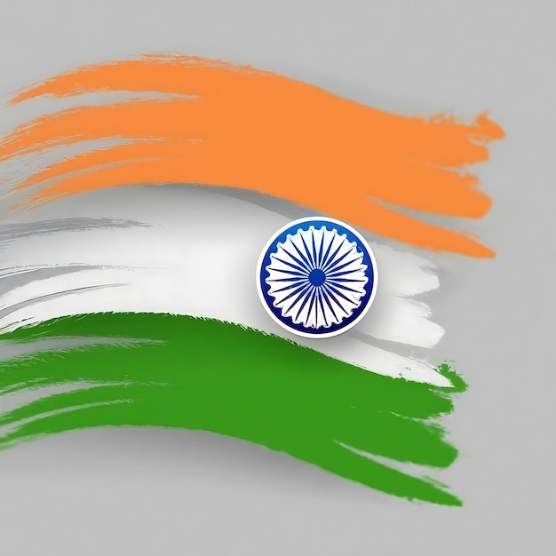 Illustration du drapeau indien