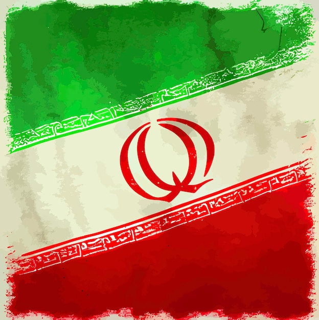 Illustration du drapeau iranien